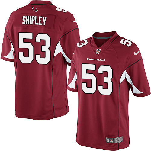 Youth Limited A.Q. Shipley Nike Jersey Red Home - #53 NFL Arizona Cardinals